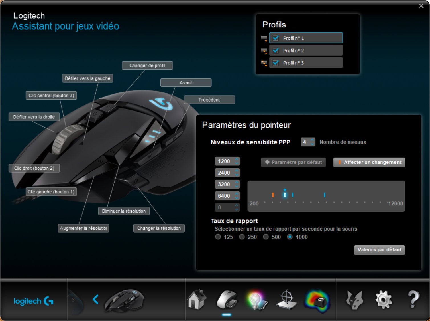 Logitech Gaming Software Assistant Pour Jeux Vidéo Logitech