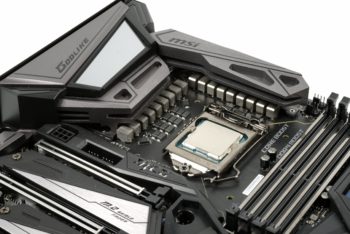 Image 9 : Les nouveaux CPU Intel et la MSI Z390 GodLike en détail