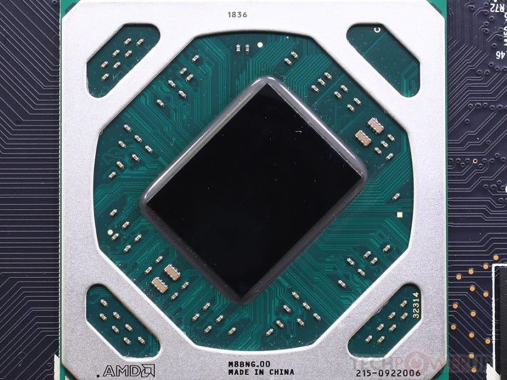 Image 1 : Samsung grave une partie des GPU Polaris 30 d'AMD