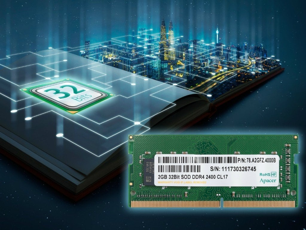 Image 1 : Premières barrettes de RAM 32 bits DDR4 pour processeurs ARM