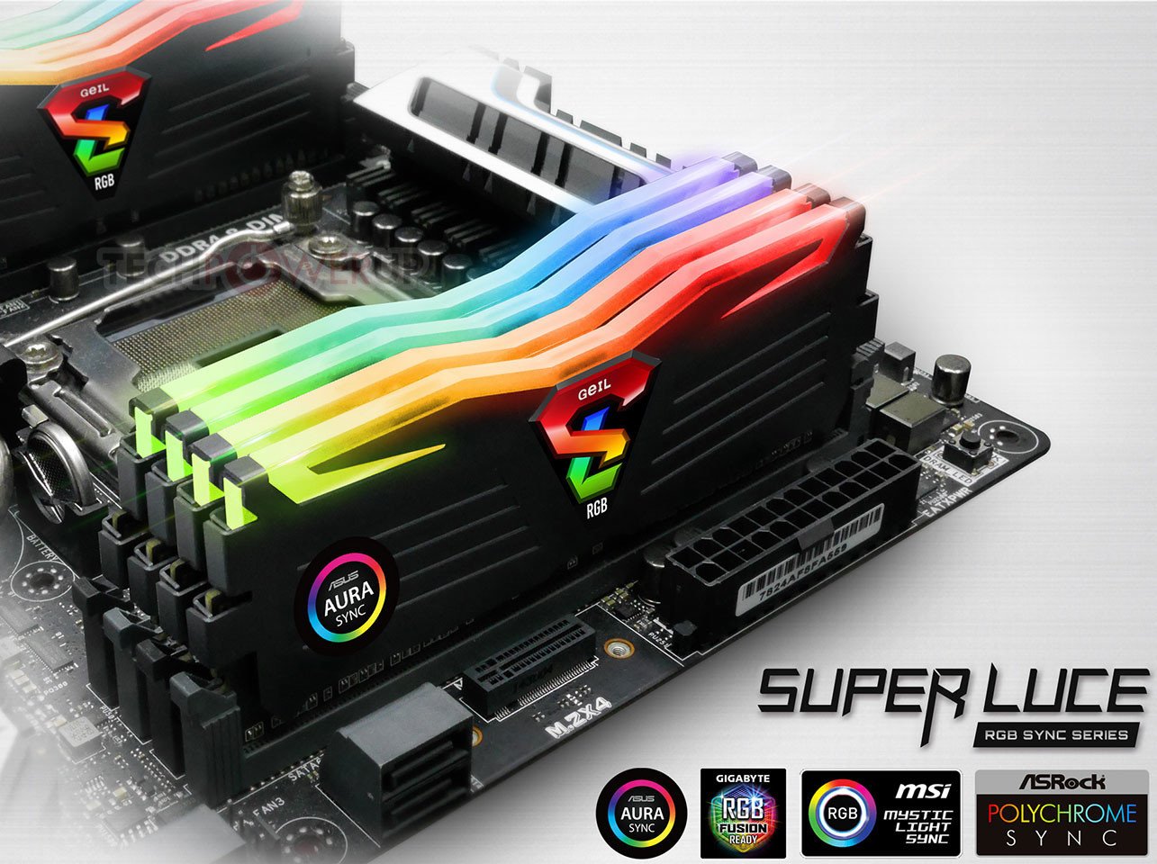 Image 2 : La RAM GeIL SUPER LUCE passe à la vitesse supérieure, jusqu’en DDR4-4133