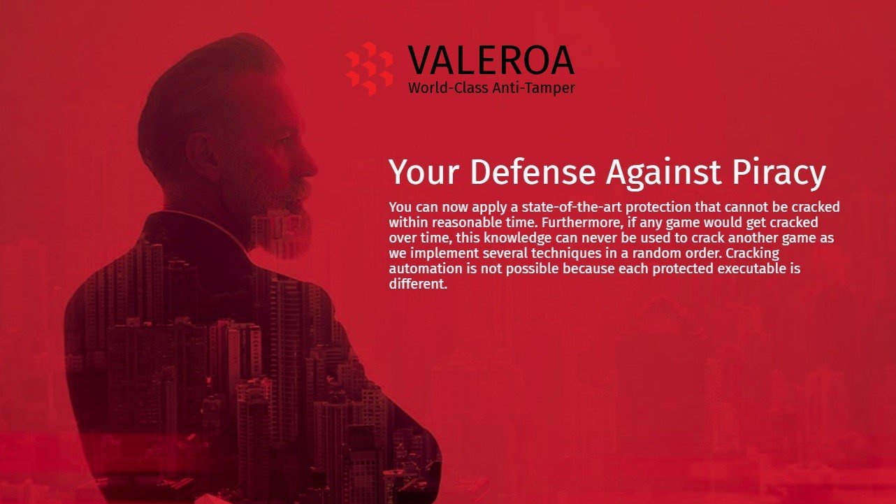 Image 1 : Valeroa : nouveau système anti-piratage sans impacts sur les performances ?