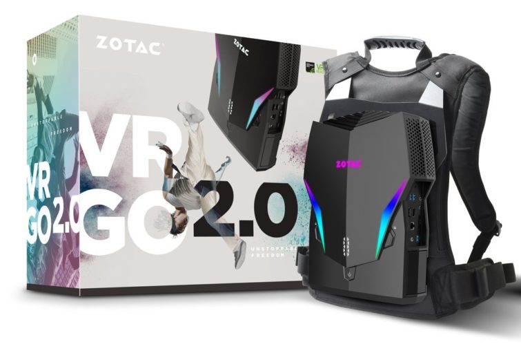 Image 1 : VR GO 2.0 : le puissant sac à dos PC de Zotac arrive, mais il est cher