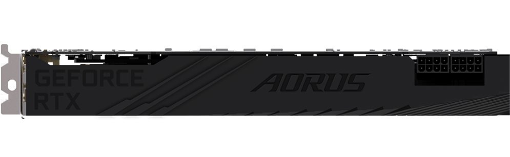 Image 4 : Aorus RTX 2080 Ti Turbo, un dissipateur blower soigné aux petits oignons