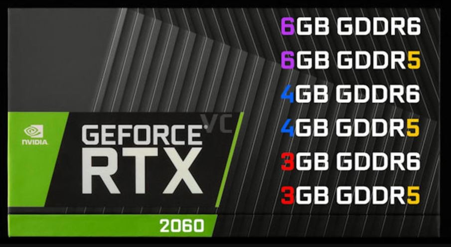 Image 1 : GeForce RTX 2060 : des modèles 3, 4 et 6 Go ?