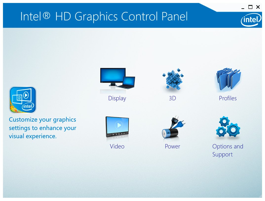 Image 1 : Intel Graphics va améliorer son panneau de configuration GPU