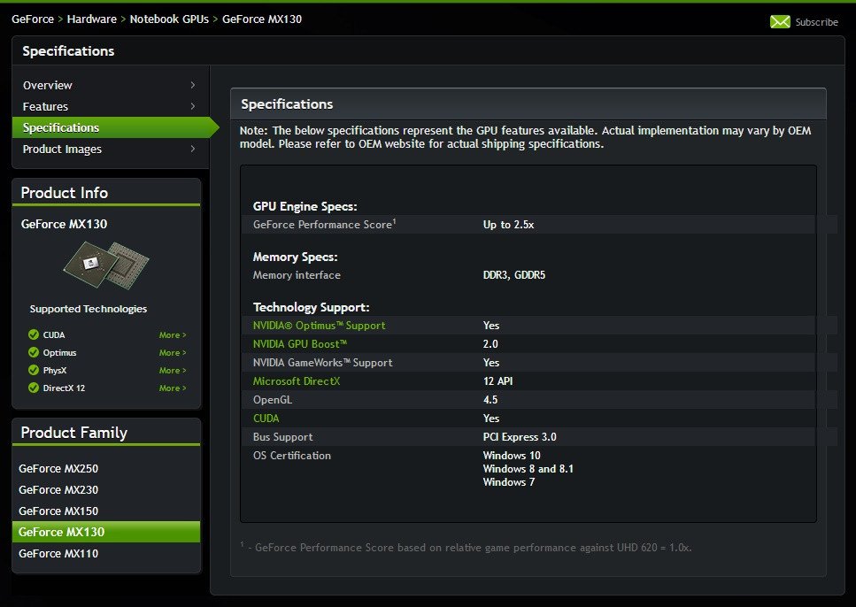 Image 1 : GeForce MX230 et MX250 : nouveaux GPU mobiles, toujours sur archi Pascal