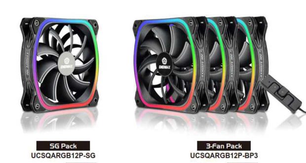 Image 1 : Enermax : de nouveaux ventilateurs SquA RGB qui misent sur le RGB