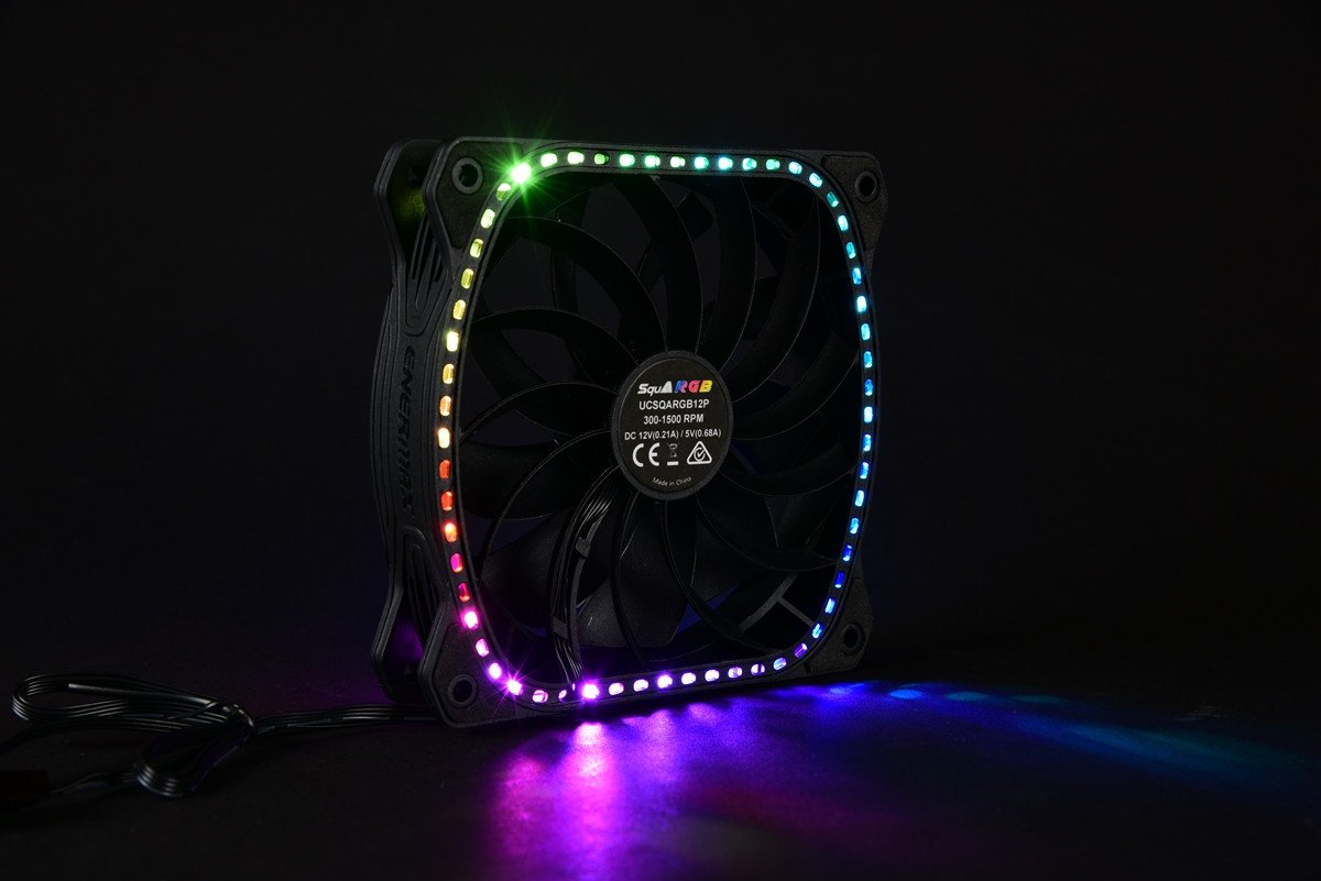 Image 4 : Enermax : de nouveaux ventilateurs SquA RGB qui misent sur le RGB
