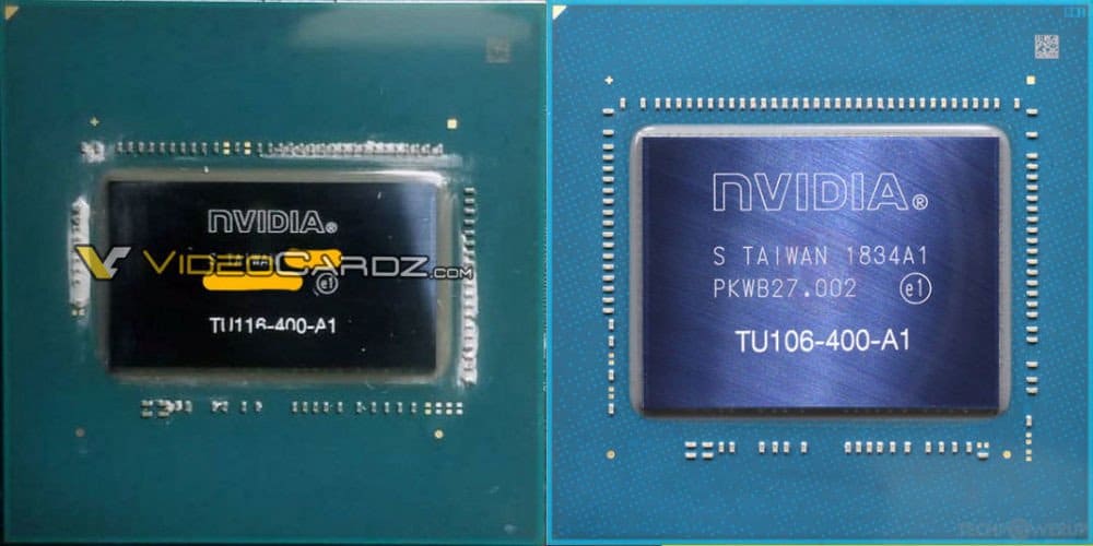 Image 1 : Images d’un GPU TU116 en gros plan