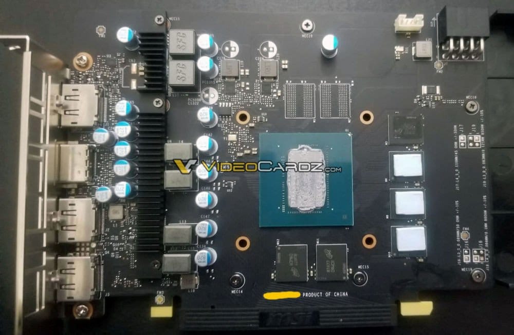 Image 3 : Images d’un GPU TU116 en gros plan