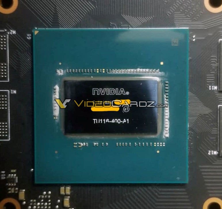 Image 2 : Images d’un GPU TU116 en gros plan