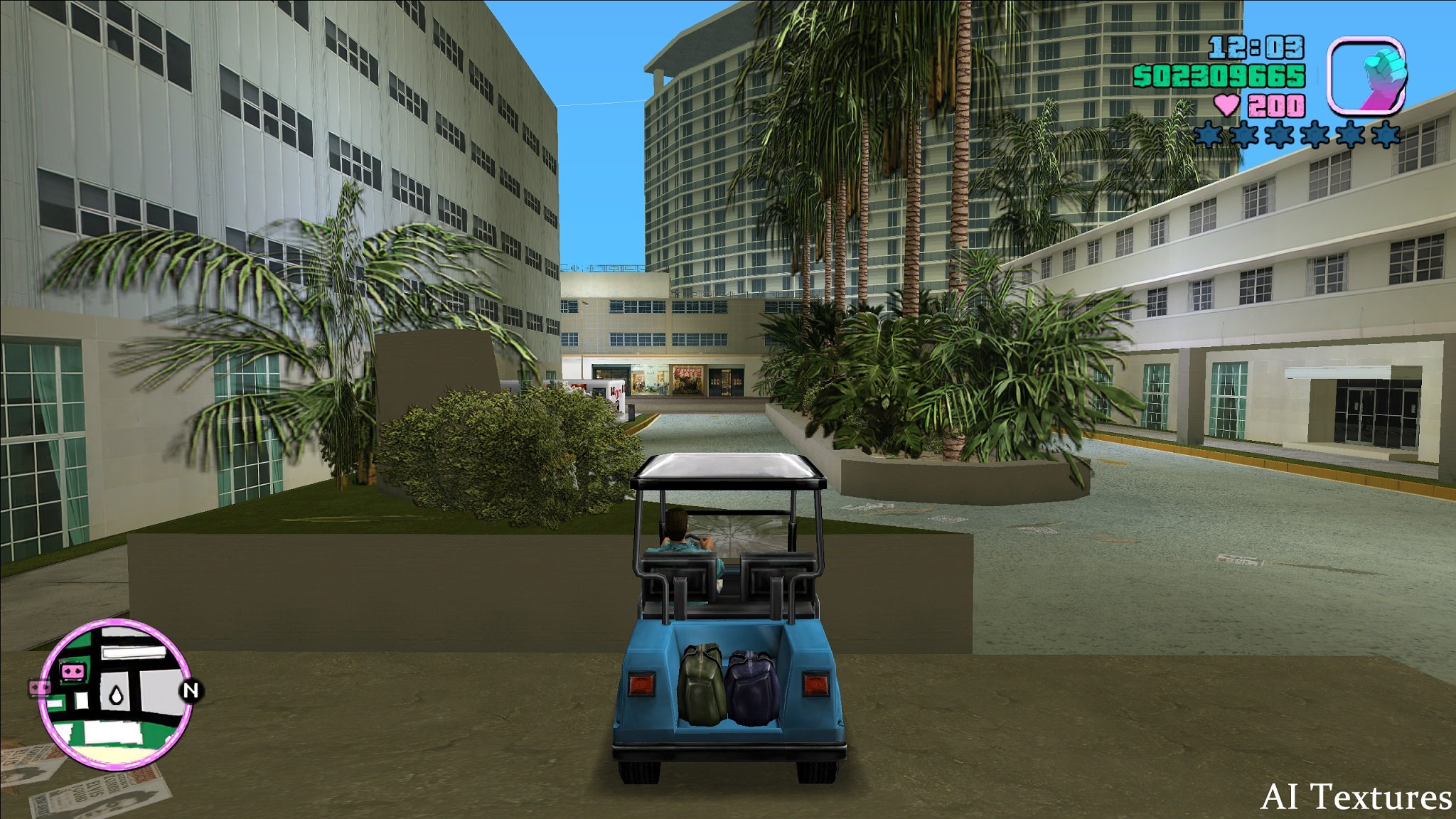 Image 13 : Des textures améliorées par IA pour le légendaire Grand Theft Auto : Vice City !