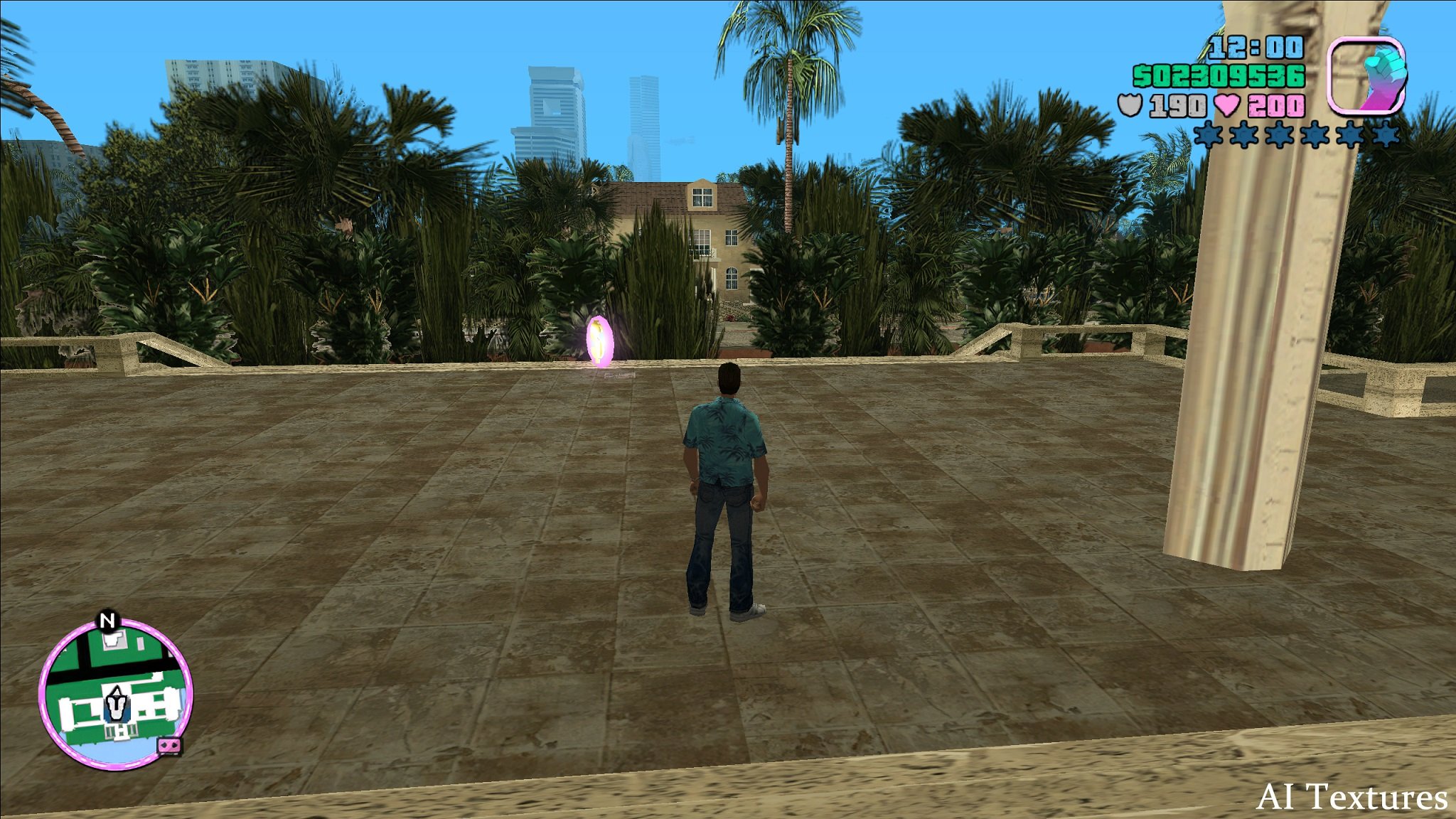 Image 15 : Des textures améliorées par IA pour le légendaire Grand Theft Auto : Vice City !
