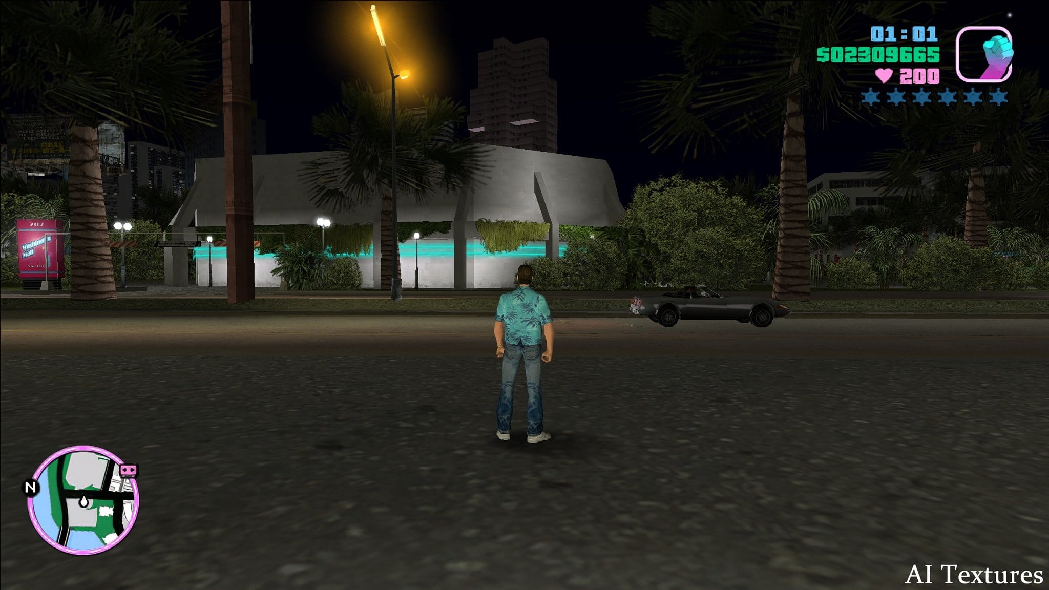 Image 17 : Des textures améliorées par IA pour le légendaire Grand Theft Auto : Vice City !