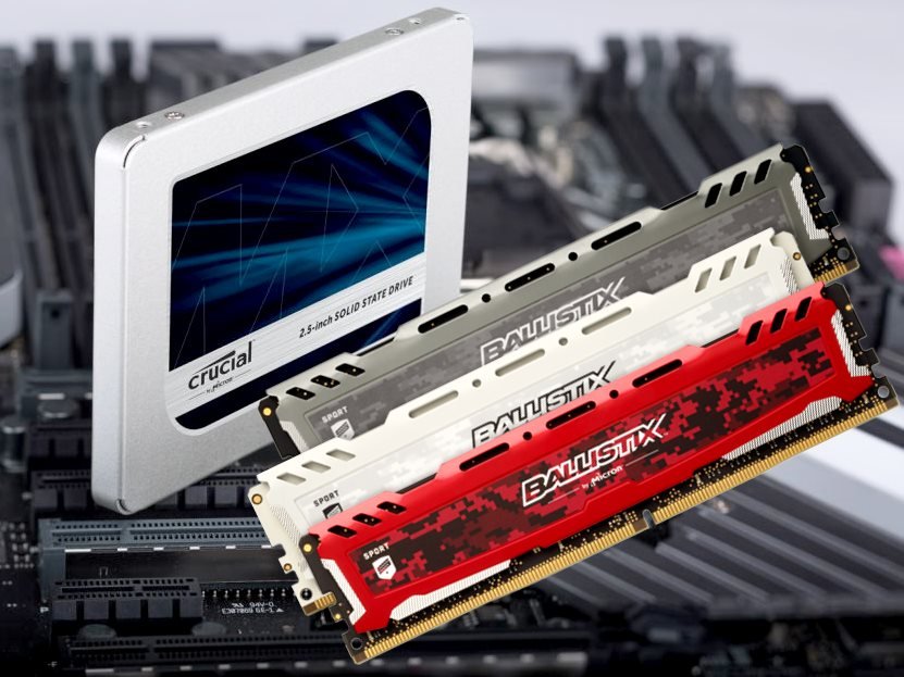Image 1 : Concours terminé ! Gagnez un kit DRAM Crucial Ballistix et 2 SSD MX500 !