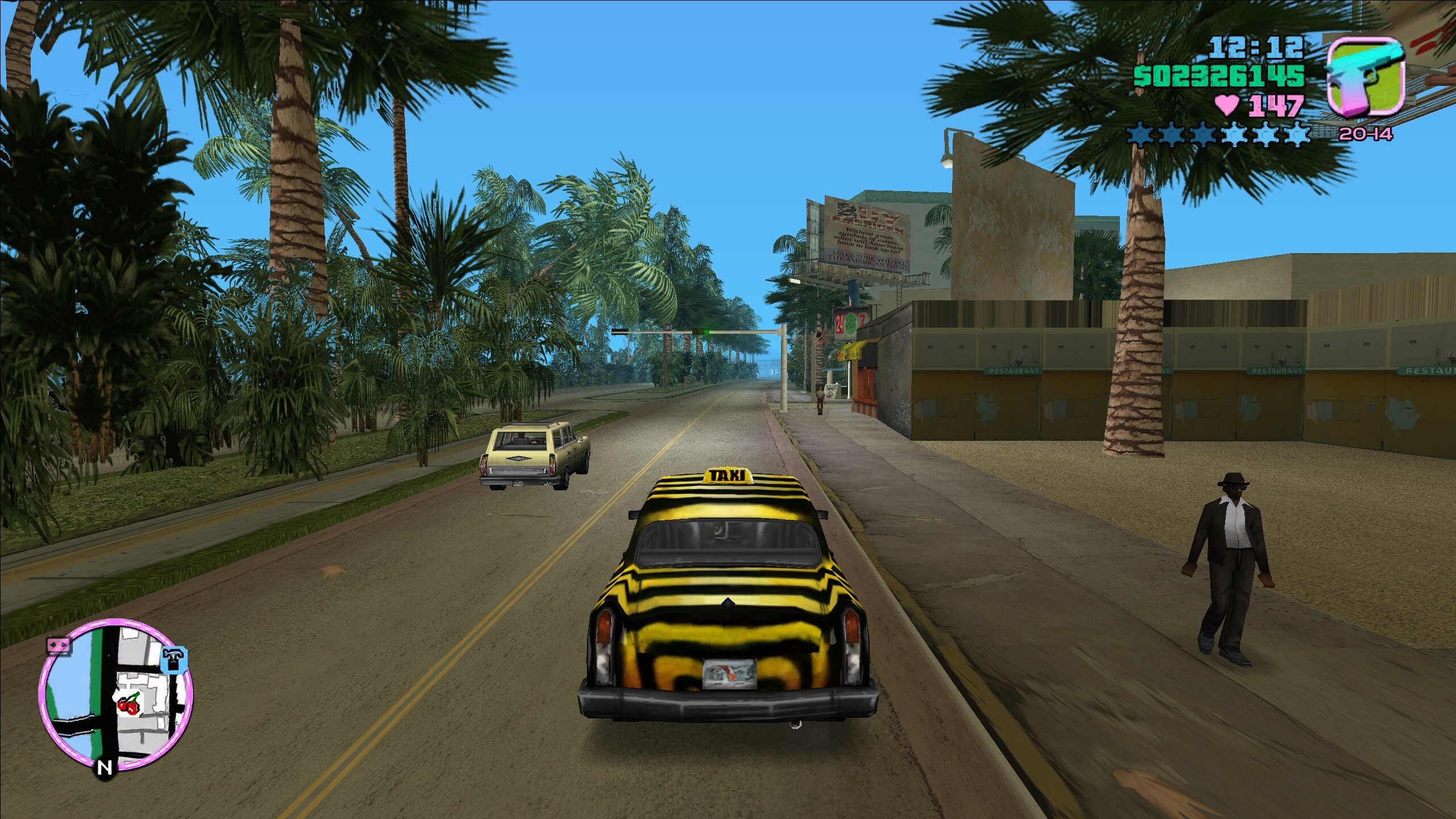 Image 10 : Des textures améliorées par IA pour le légendaire Grand Theft Auto : Vice City !