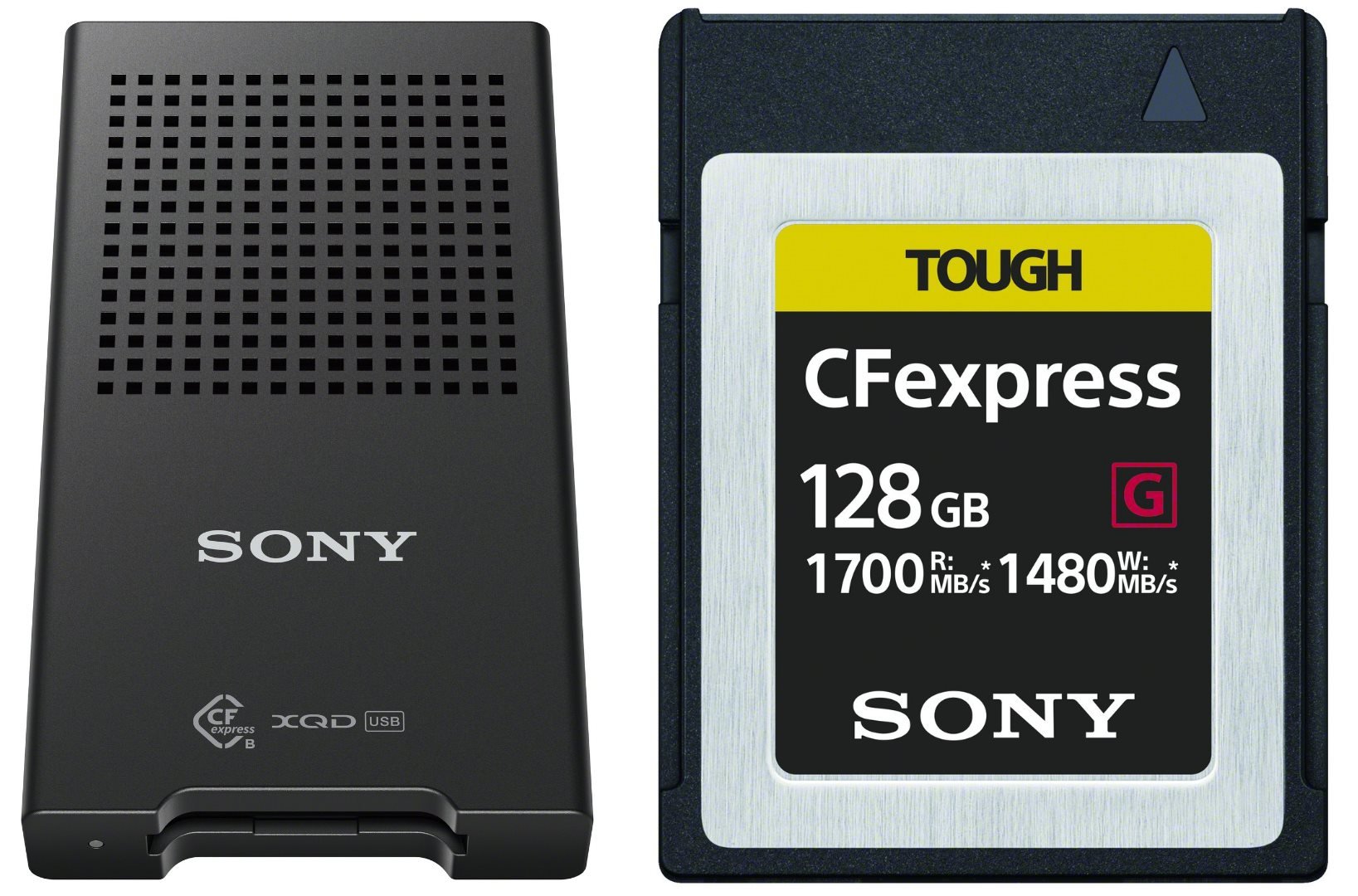 Image 1 : Carte mémoire Sony CFexpress Type B : débits records jusqu' à 1,7 Go/s !