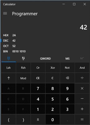 windows calculator