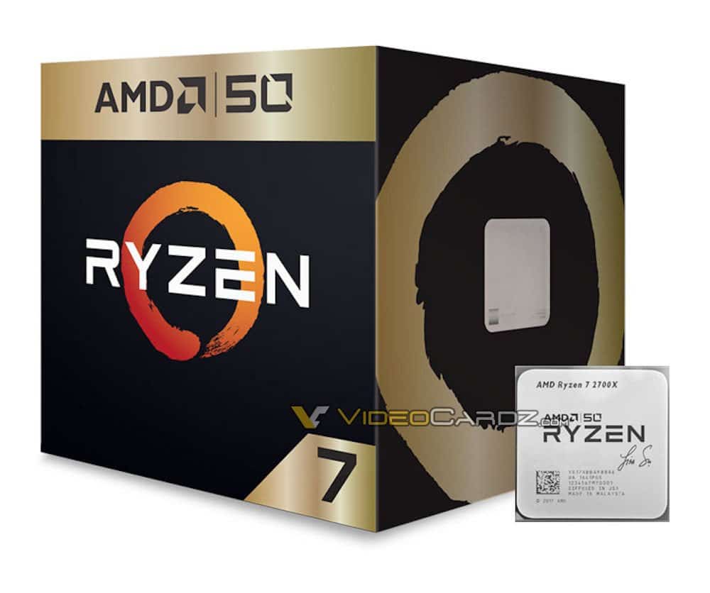 Image 1 : 50 ans d’AMD : un processeur Ryzen 7 2700X spécial signé par Lisa Su !