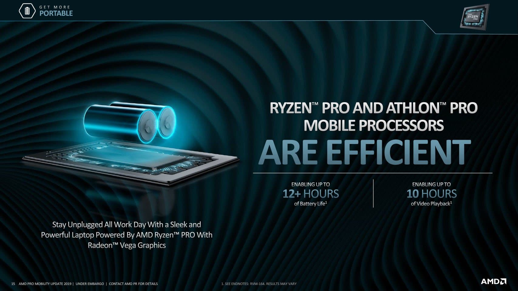 Image 2 : AMD sort sa deuxième génération de processeurs mobiles Ryzen PRO