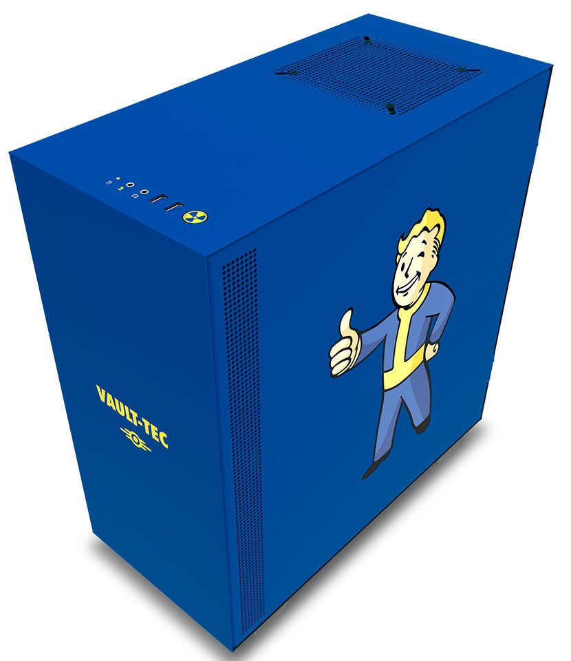 Image 4 : NZXT : un boîtier Fallout Vault Boy tout bleu, en édition limitée !