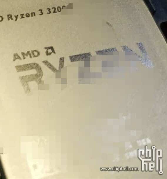 Image 2 : Premiers visuels d’un APU AMD Picasso, le Ryzen 3200G