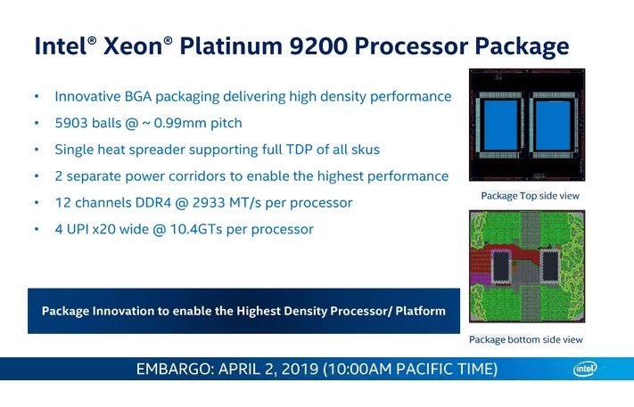 Image 4 : Intel contre-attaque avec un Xeon à 56 cœurs !