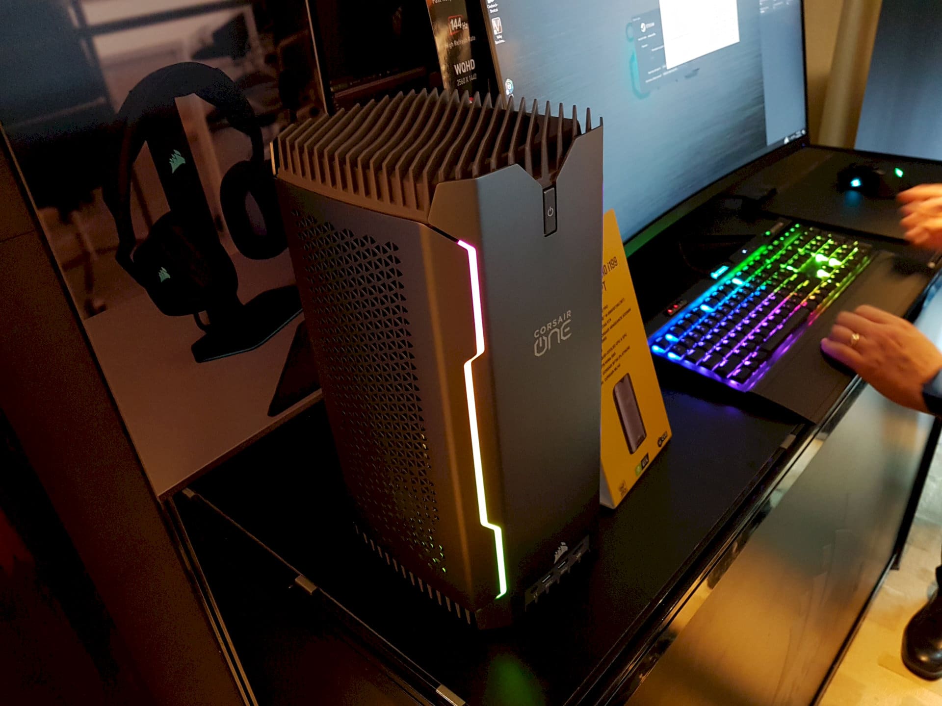 Image 1 : Computex : le fameux PC Corsair One s'arme d'une Titan RTX et un CPU 18 coeurs !