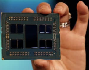 Image 2 : Processeur EPYC Rome 32 cœurs : une fréquence Boost de seulement 2,4 GHz