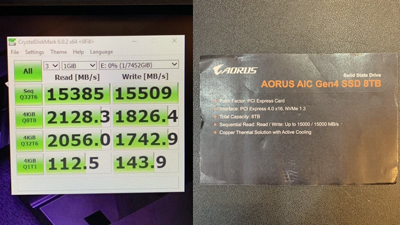 Image 1 : Computex : Gigabyte associe quatre SSD M.2 PCIe 4.0 et dépasse les 15 Go/s !