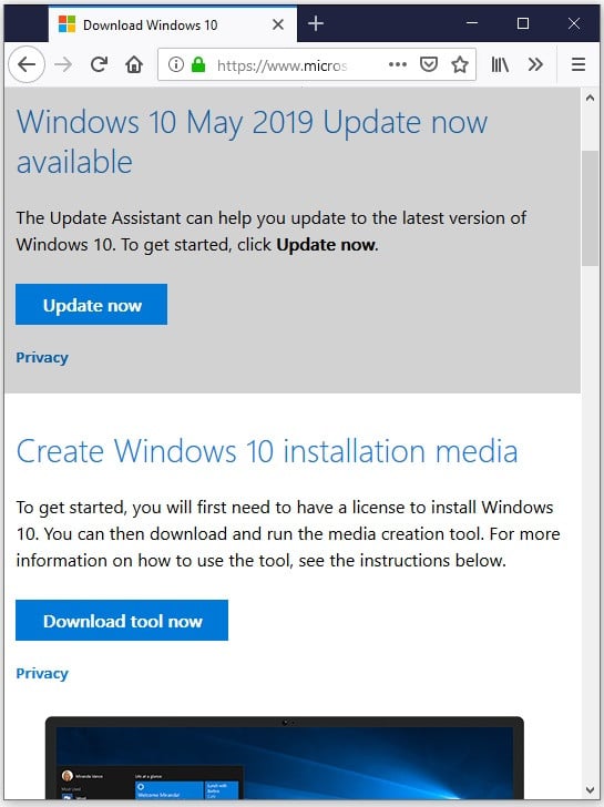 Image 2 : La Windows 10 May 2019 Update débarque ! Comment télécharger la mise à jour