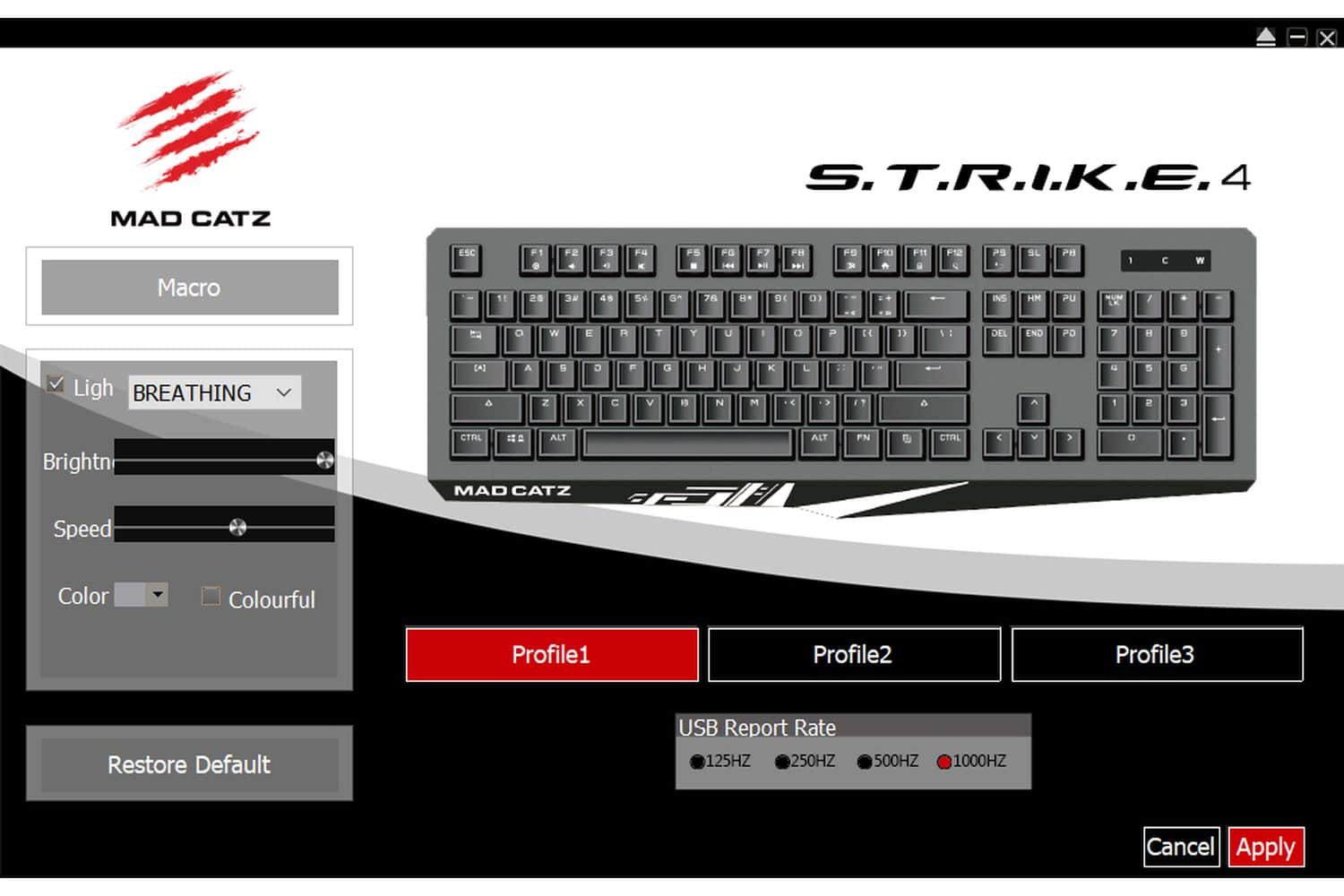 Image 10 : Mini Test : clavier Strike 4, un retour mitigé pour Mad Catz