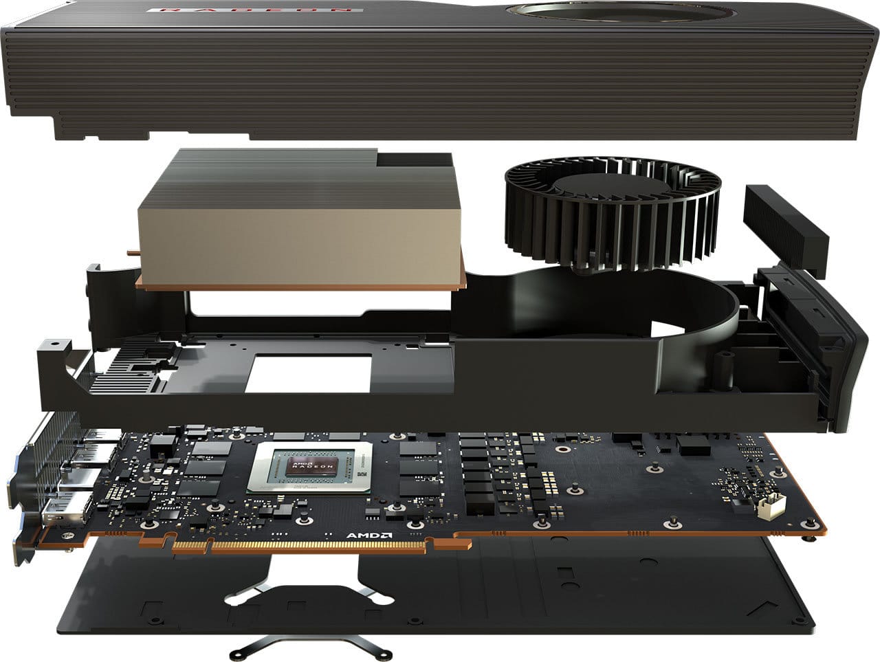 Image 7 : Radeon RX 5700 : pas de carte custom au lancement, premières photos réelles de la 5700 XT