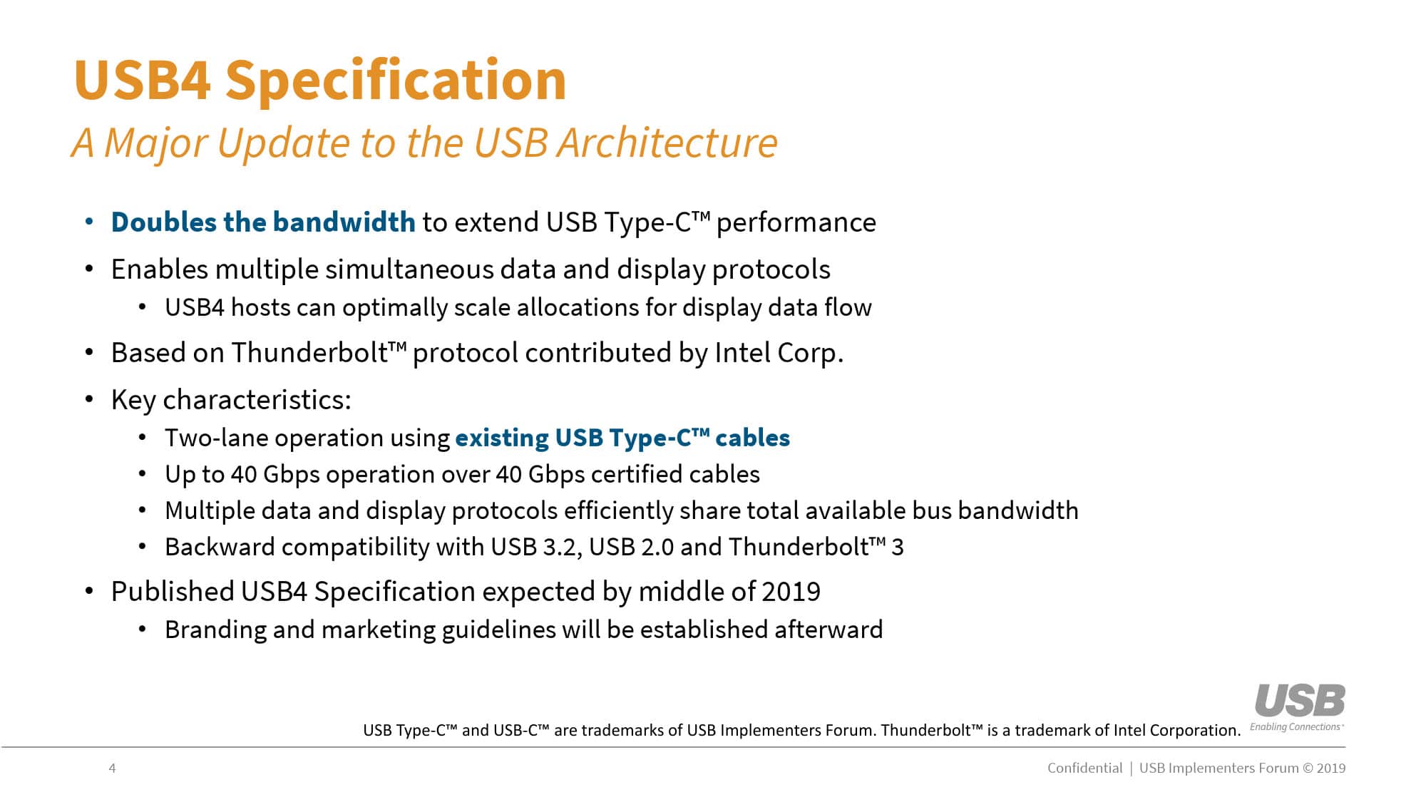 Image 1 : Une interface USB 4.0, ou USB4, dès 2020 ?