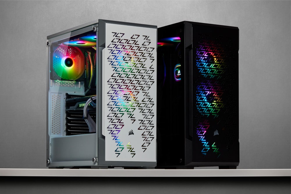 Corsair : l'iCUE 220T RGB Airflow, un boîtier en acier et verre trempé à  100 euros