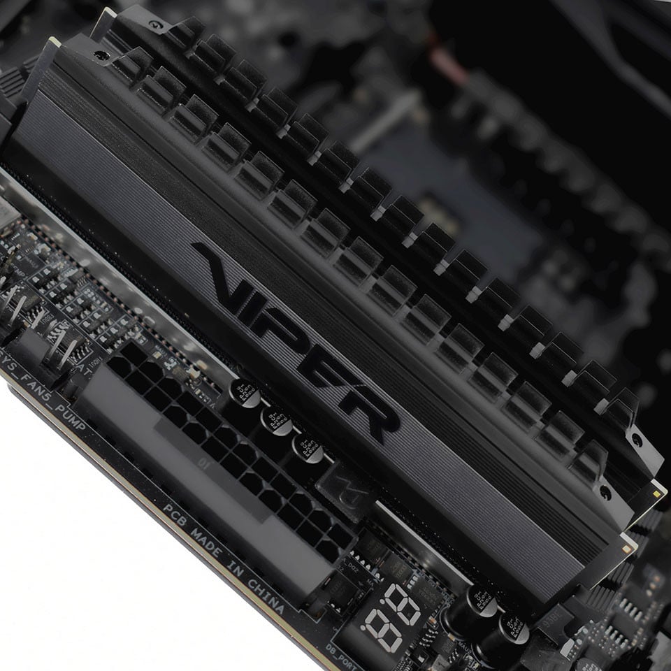 Image 2 : Patriot : des barrettes DRAM Viper 4 Blackout pour Ryzen 3000 jusqu'en DDR4-4000