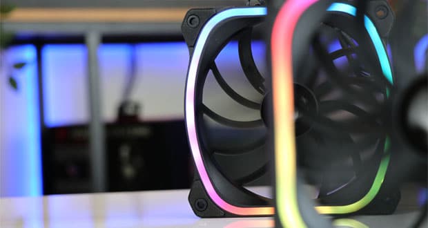 Image 1 : Test des ventilateurs RGB SquA de Enermax
