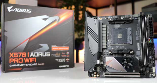 Image 1 : Test de la carte mère Aorus X570 Pro WiFi en mini-ITX