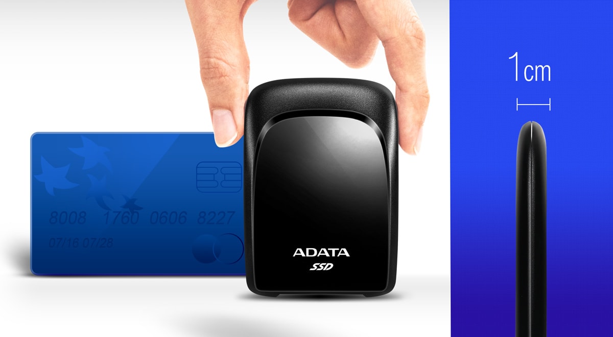 Image 1 : Adata sort un SSD externe en USB 3.2 Gen2 ultra fin et léger