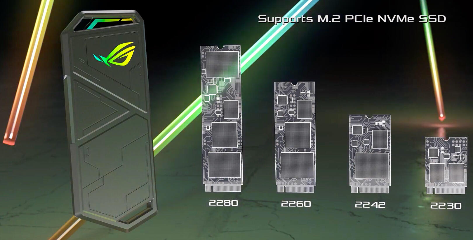 Image 3 : Asus présente le ROG Strix Arion, un boîtier externe en mode RGB pour SSD M.2
