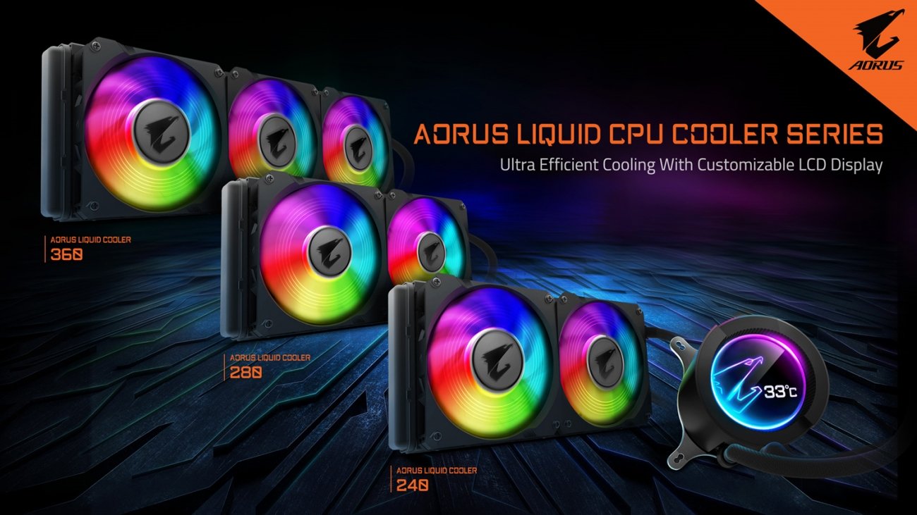 gigabyte aorus liquid cpu cooler series
