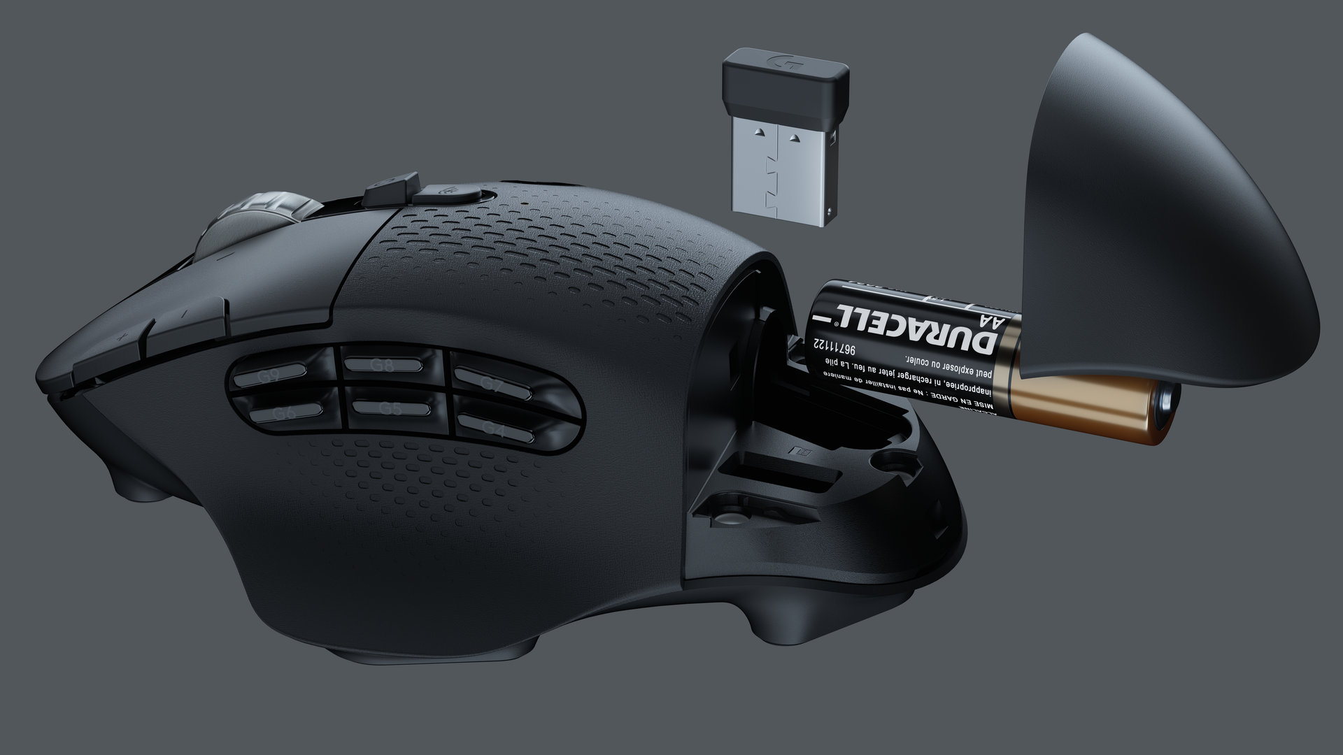 Image 4 : G604 Lightspeed : la nouvelle souris gaming sans fil de Logitech pour les MMO