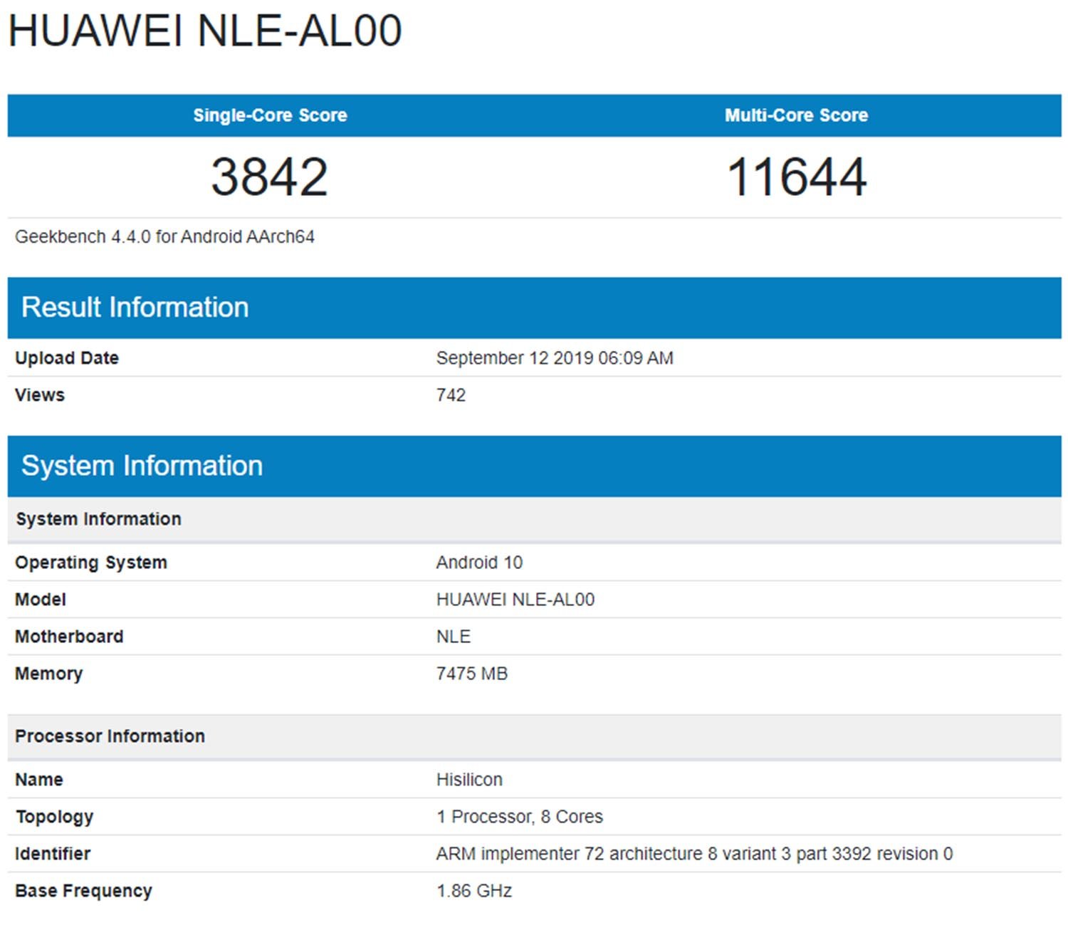 Image 1 : Huawei : le Kirin 990 surpasse le Snapdragon 855 dans GeekBench 4