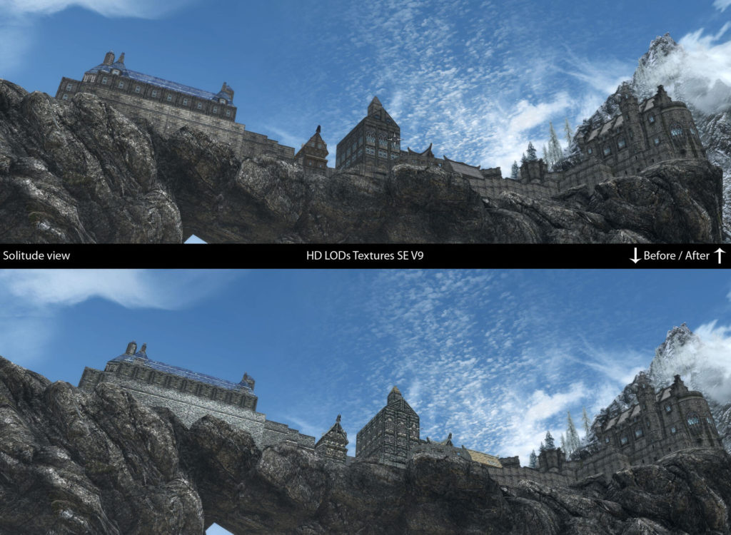 Image 1 : Skyrim : un mod améliore grandement le rendu des objets distants