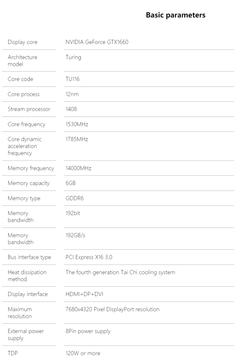 Image 15 : GeForce GTX 1660 Super : plusieurs modèles et toutes les caractéristiques