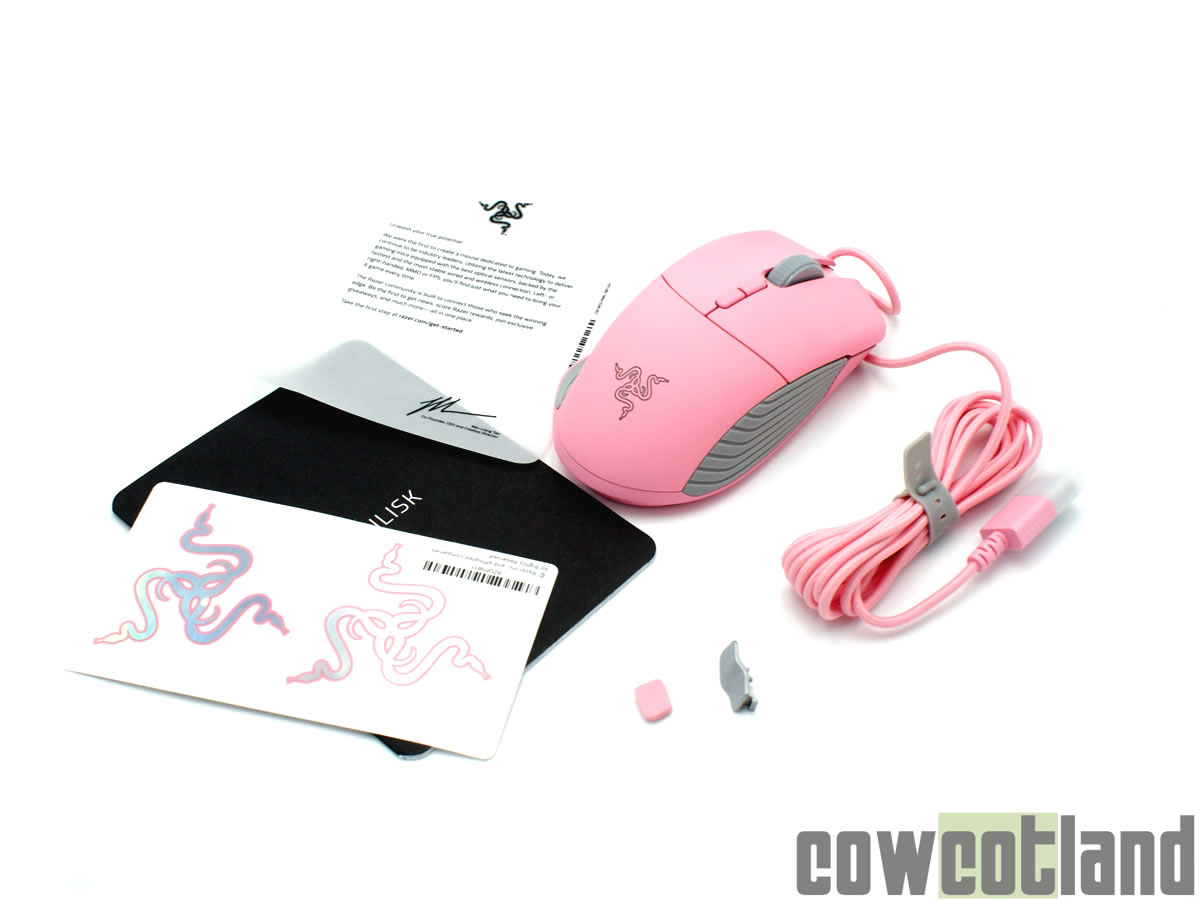 Image 1 : Test de la souris Razer Basilisk Pink, toute 'roze'