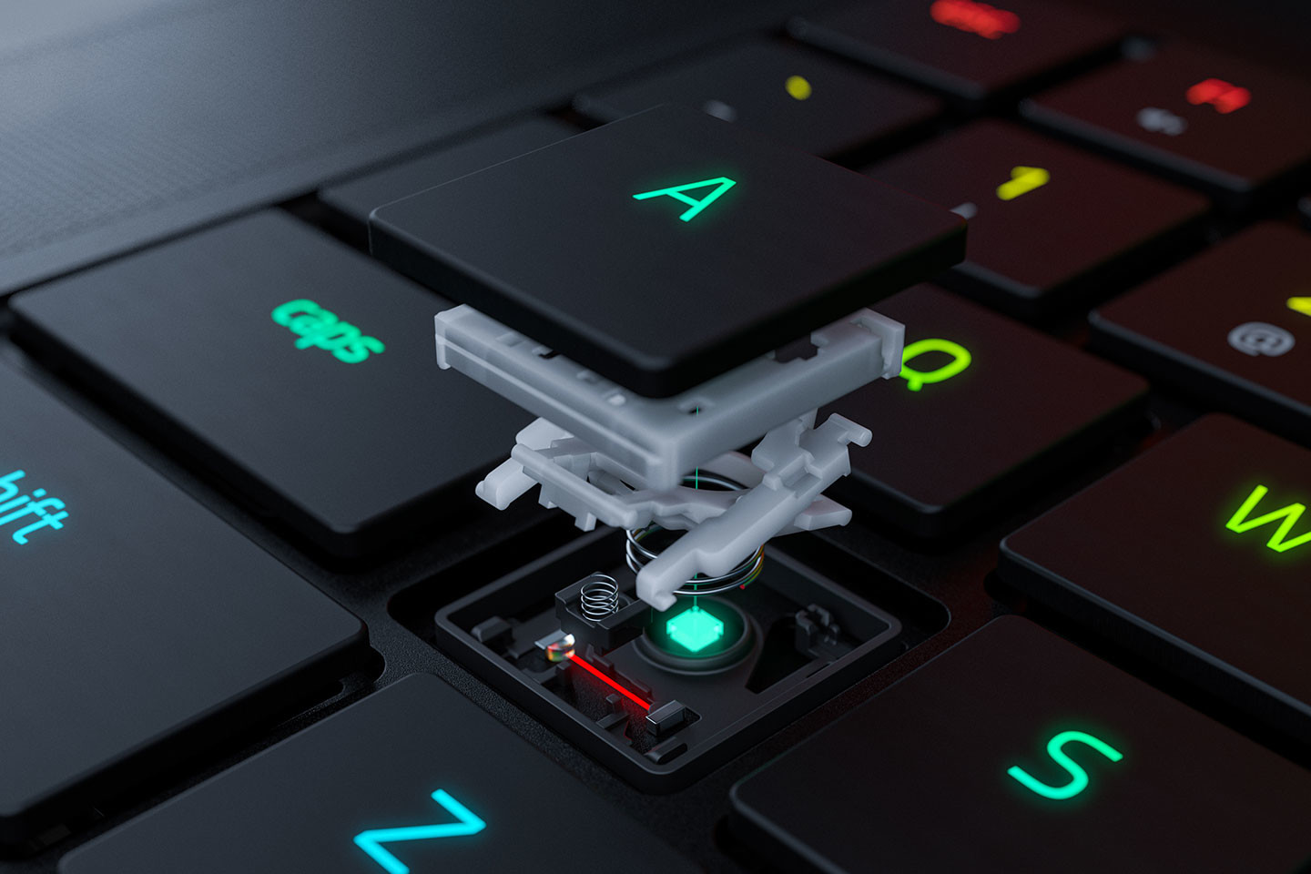 Image 1 : Le PC portable Razer Blade 15 se dote d’un clavier à switch optique