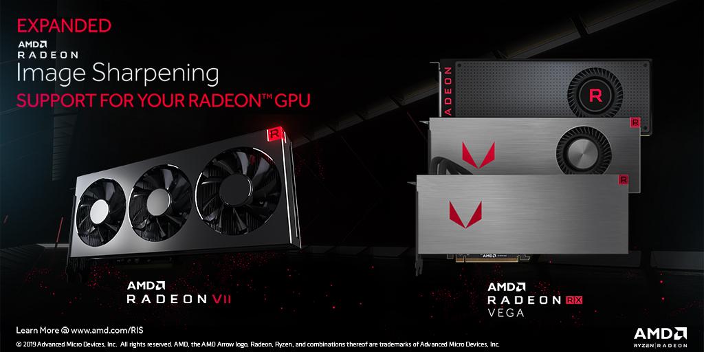 Image 1 : AMD : le Radeon Image Sharpening débarque sur les cartes Vega