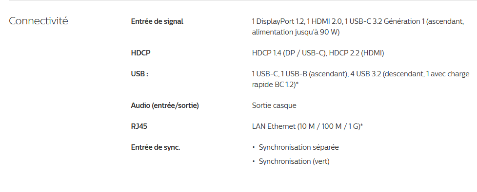 Philips 346B1C : un écran ultralarge incurvé de 34 pouces pensé pour les  pros